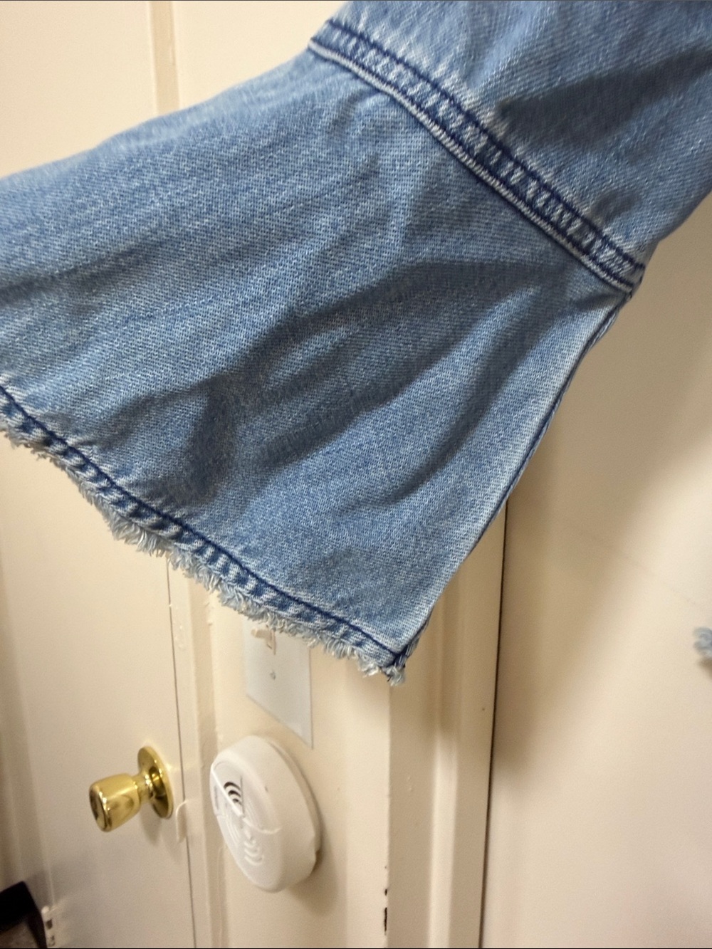 Tommy Bahama Light Blue Denim Open-Front Jean Jacket - Picture 3 of 7